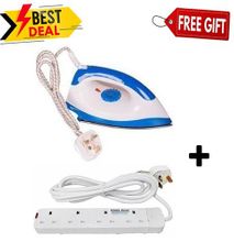 AILYONS Electric Dry Iron Box + Free 4-Way Extension
